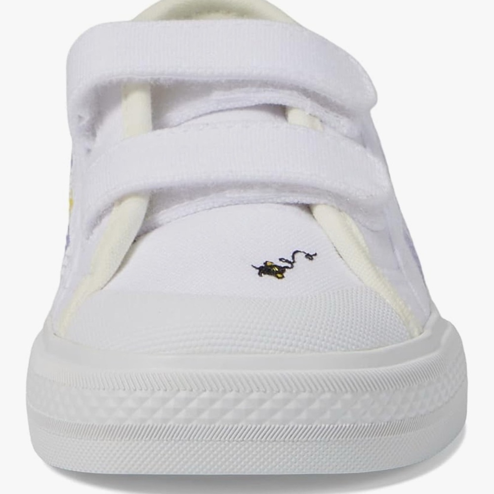 NEW Adidas Originals Nizza CF I Toddler Size10K White Flower/Bee/Stripe W/Bx $60 - Picture 6 of 10